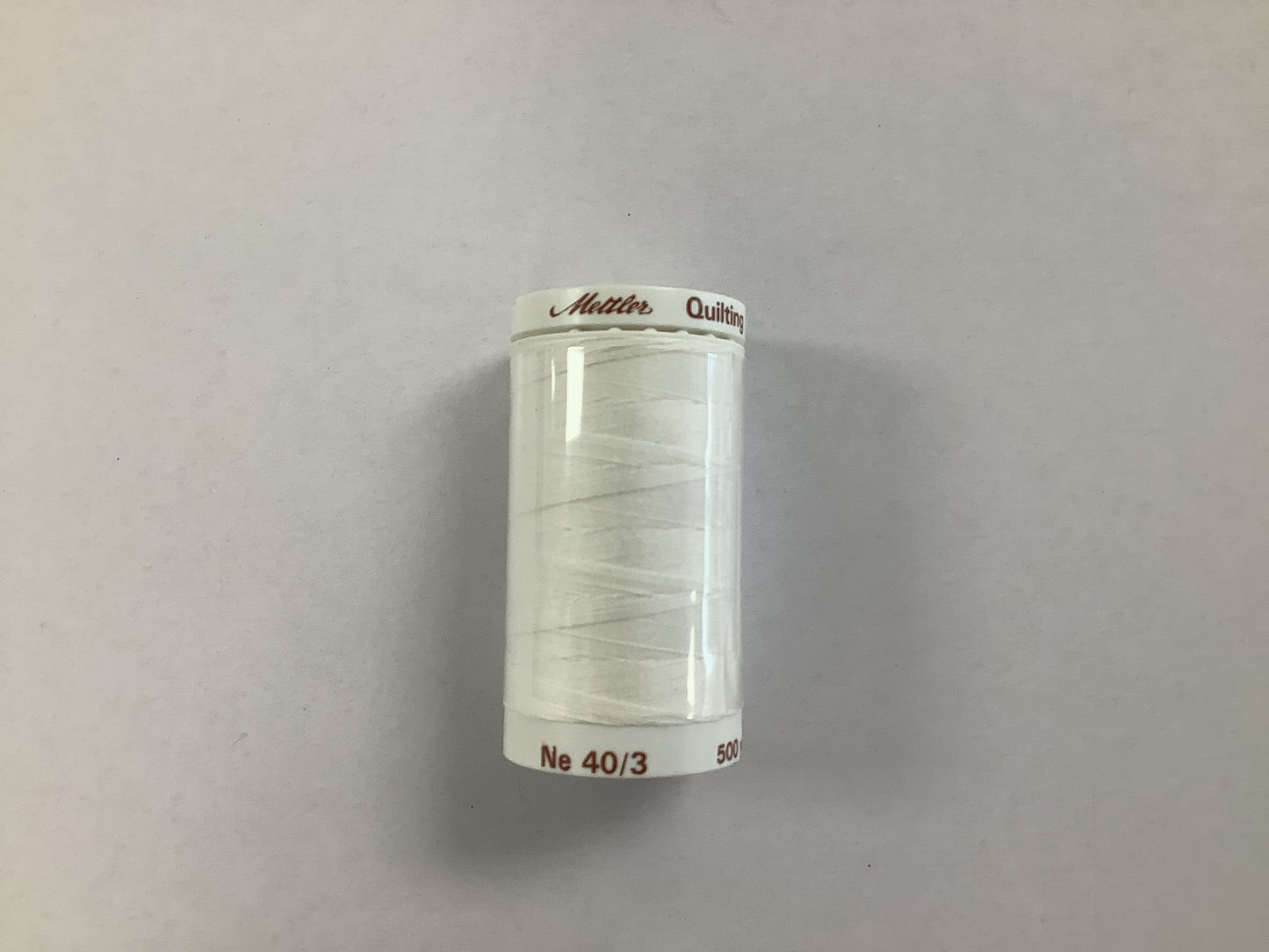 Mettler Cotton Quilting Thread 40 wt 500yd - White