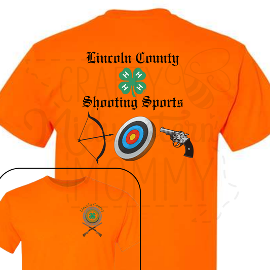 Lincoln County 4H Shooting Sports Shirt 2025 - YOUTH