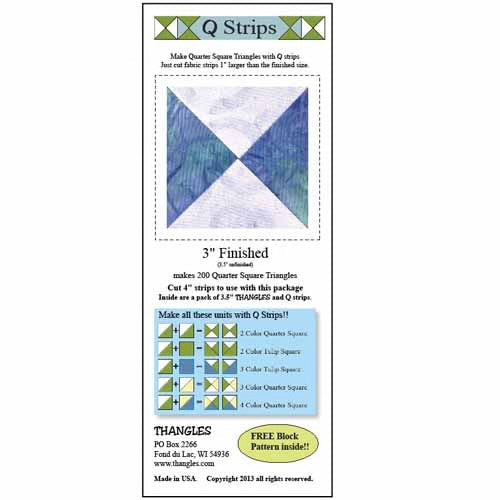 Thangles Q Strips - 3" Finished