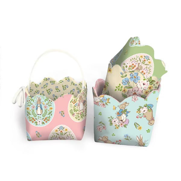 Riley Blake Minki Kim Scalloped Basket Trio Pattern