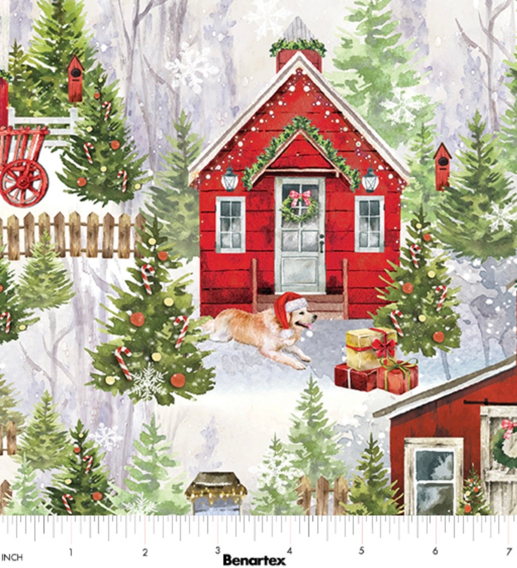 Benartex Fabrics Heartland Holiday Holiday Vintage Multi