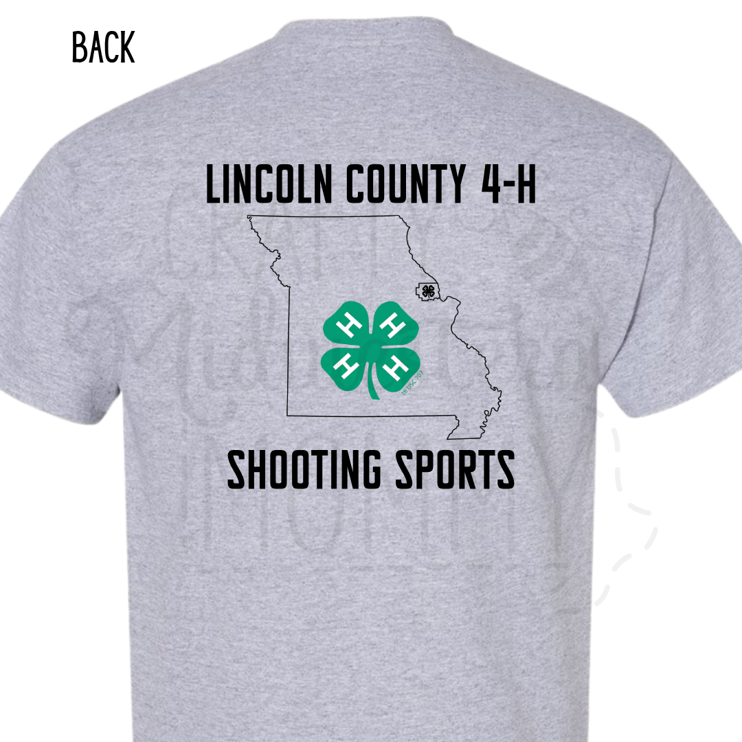 Lincoln County 4-H Shooting Sports Shirt 2026 - Sport Grey