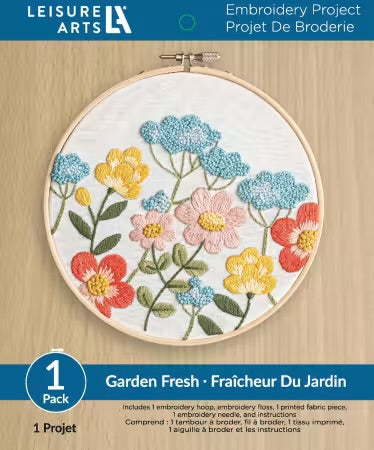 Garden Fresh Embroidery Kit