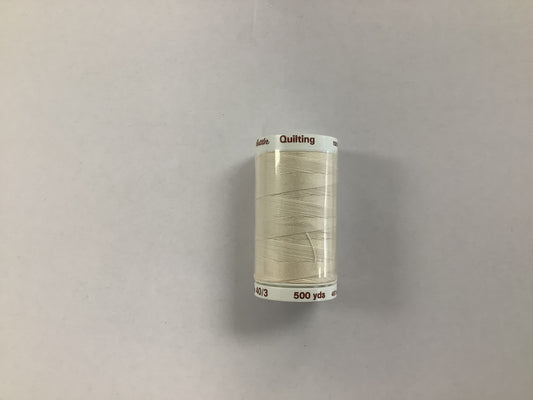 Mettler Cotton Quilting Thread 40 wt 500yd - Natural