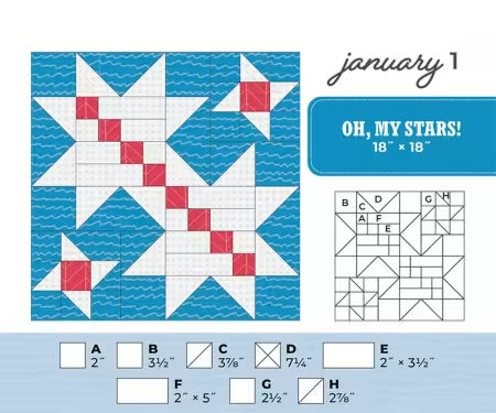 Quilters New Perpetual Block-a-Day Calendar