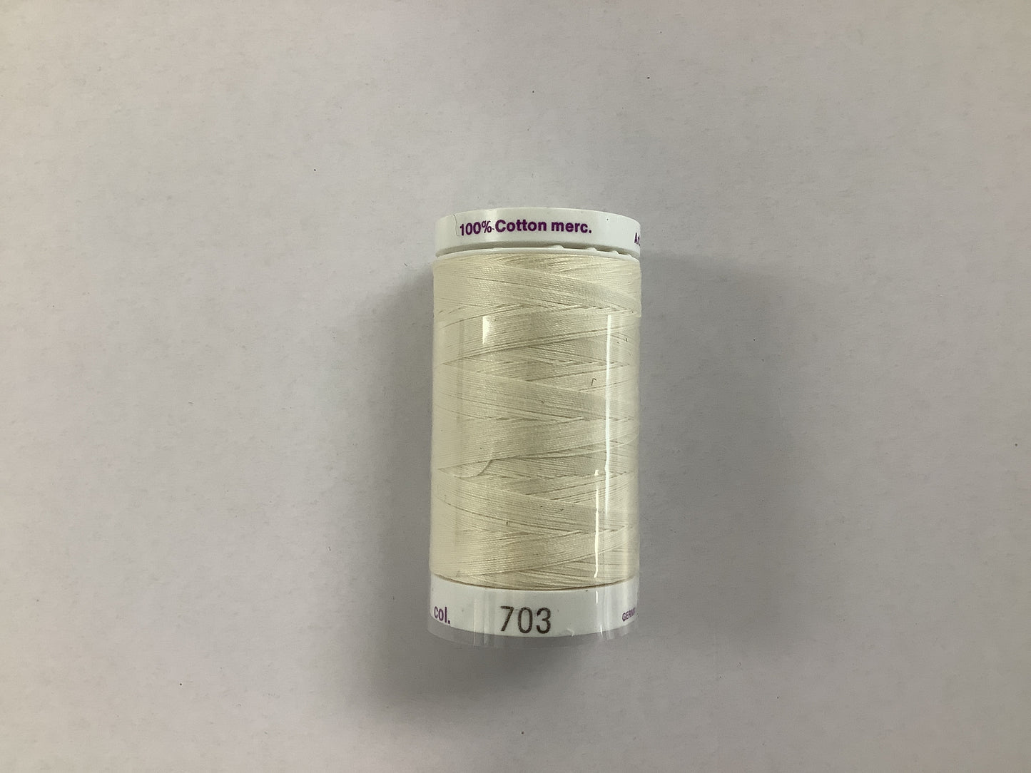 Mettler Silk Finish Thread 50 wt 547yd - Cream (703)