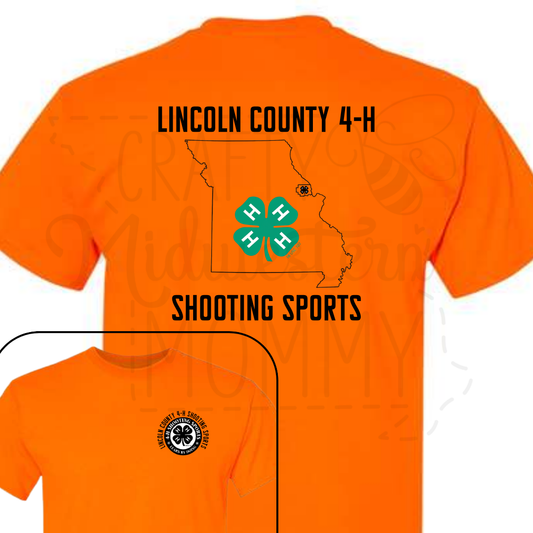 Lincoln County 4-H Shooting Sports Shirt 2026 - YOUTH