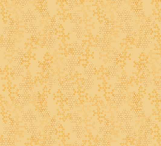 Missouri Shop Hop 2026 Hexagon Tonal Golden Yellow PREORDER