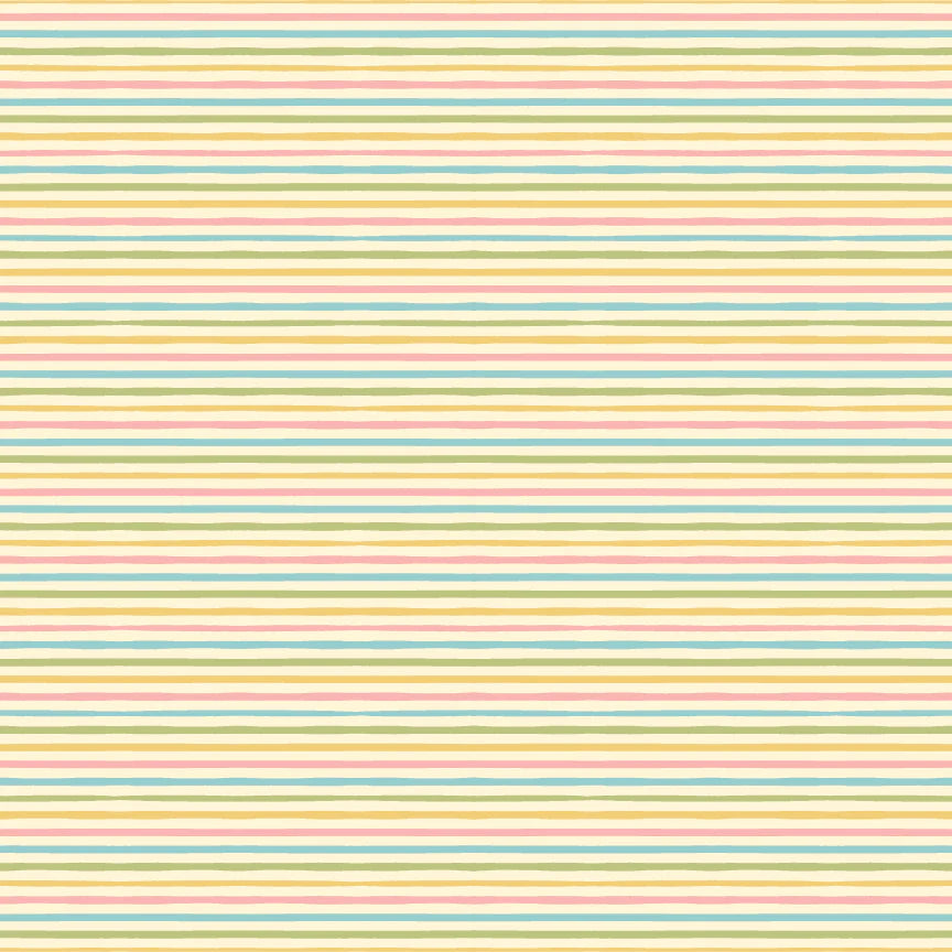 Poppie Cotton Finding Wonder Water Ripples Yellow