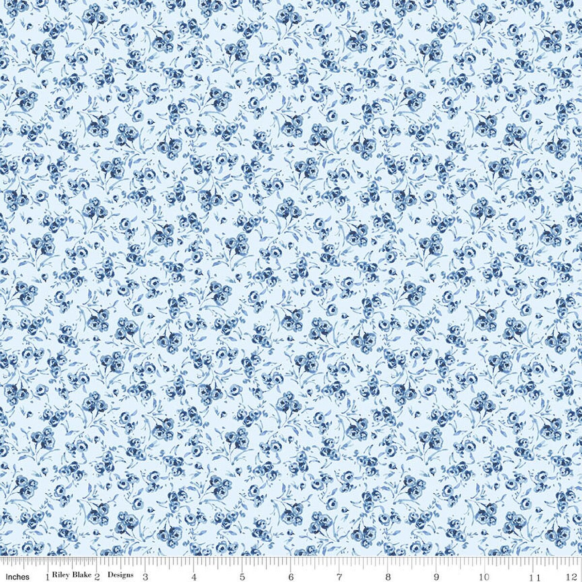 Riley Blake Morning Light Ditsy Blue