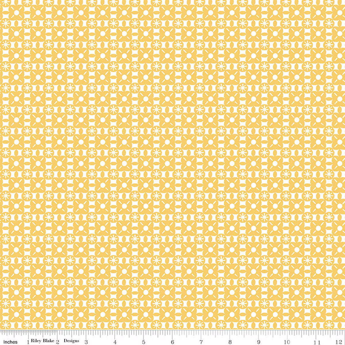 Riley Blake Morning Light Tiles Yellow