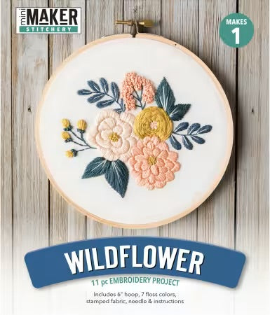 Wildflowers Embroidery Kit