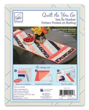 Quilt As You Go Jakarta Table Runner Pattern
