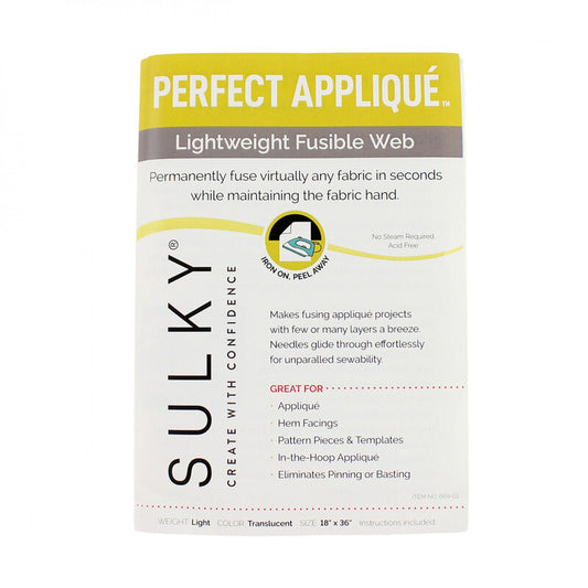 Sulky Perfect Appliqué - Fusible Web - 18" x 1 yd.