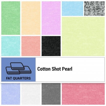 Benartex - Cotton Shot Pearl Fat Quarter Bundle