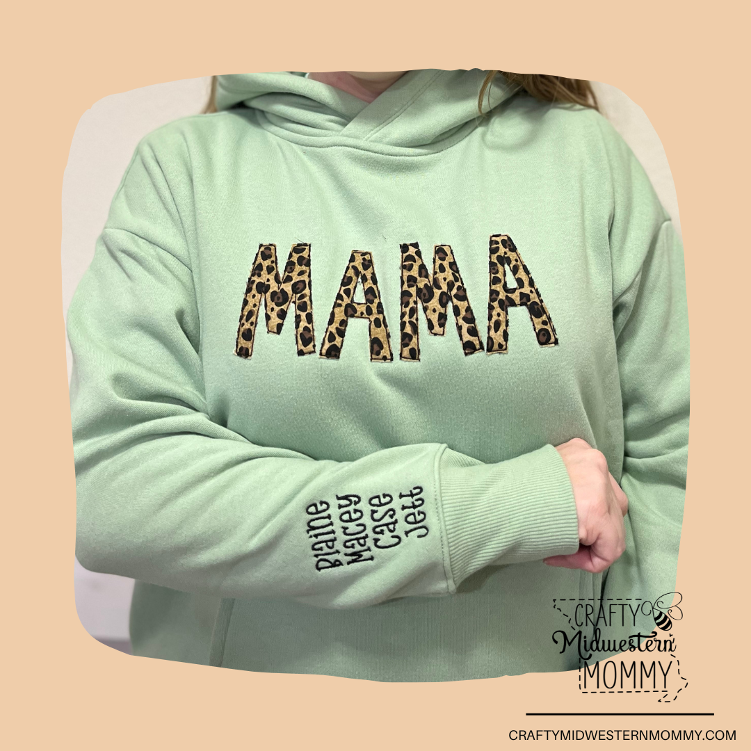 MAMA Adult Applique Sweatshirt