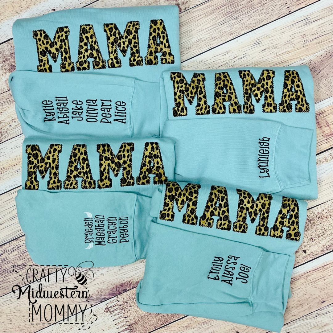 MAMA Adult Applique Sweatshirt