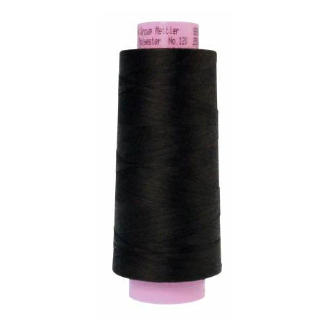 Seracor Polyester Serger Thread 50wt 2734yd - Black 4000