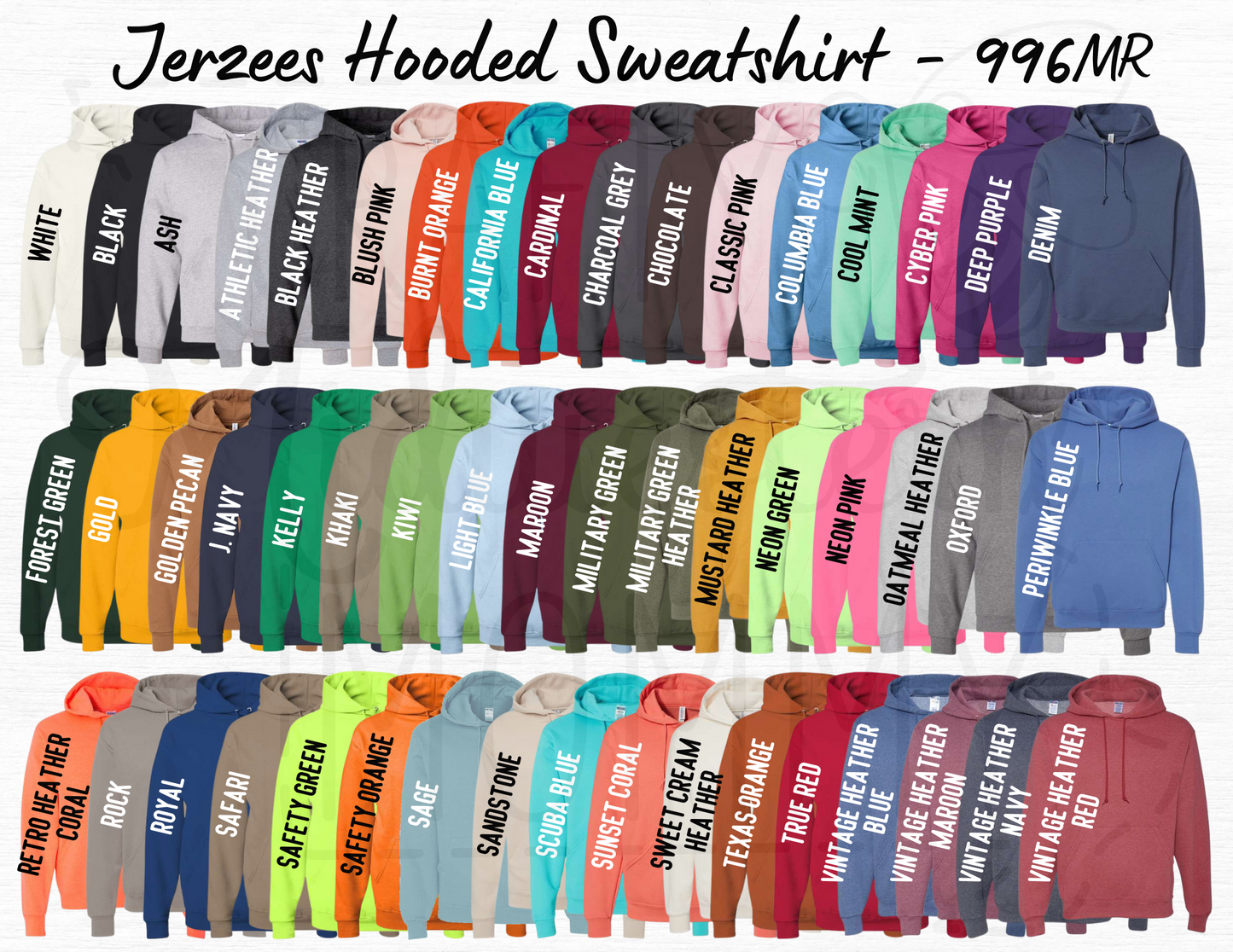 Custom Name Outline Adult Embroidered Sweatshirt