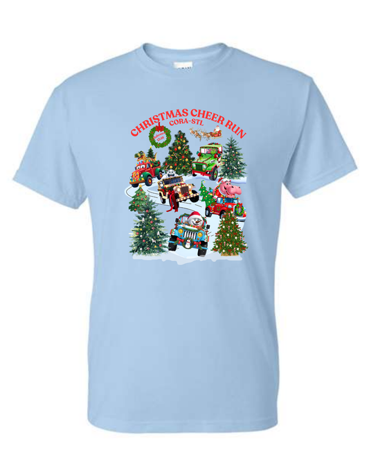 CORA-STL Christmas Cheer Run T-Shirt