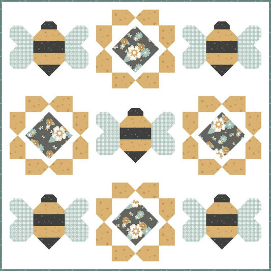 Riley Blake Primrose Cottage Quilts Buzzworthy Quilt Pattern
