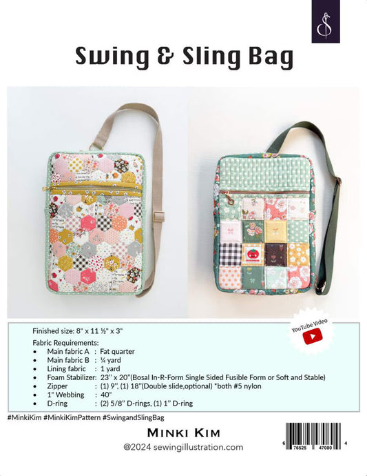 Riley Blake Minki Kim Swing & Sling Bag Pattern