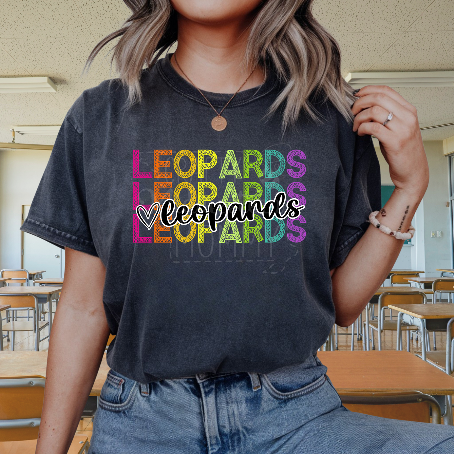 Rainbow Sketch Mascot T-Shirt