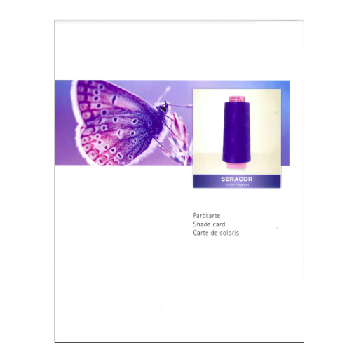 Seracor Polyester Serger Thread Shade Card