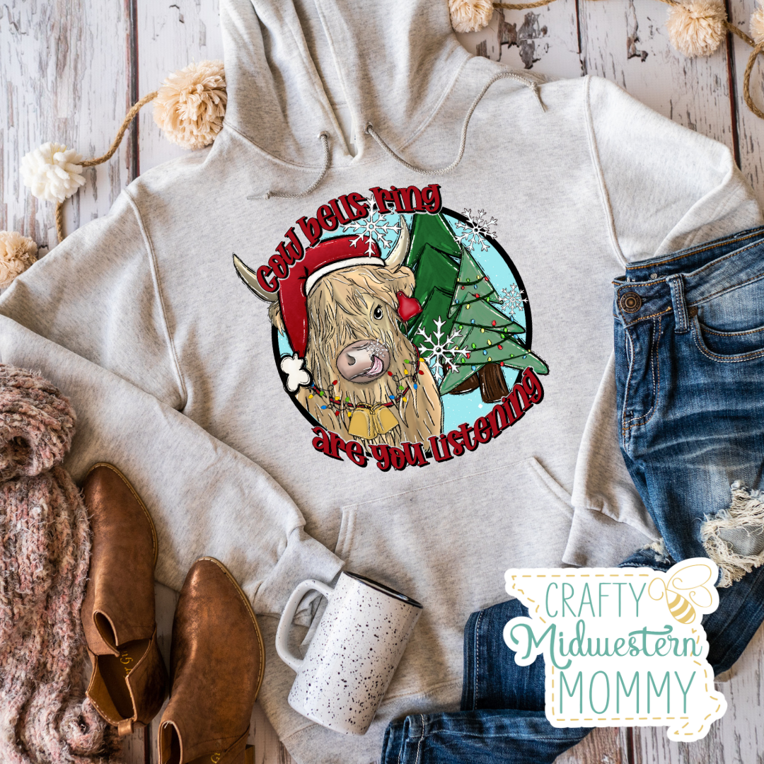 Cowbells Ring Christmas Tee