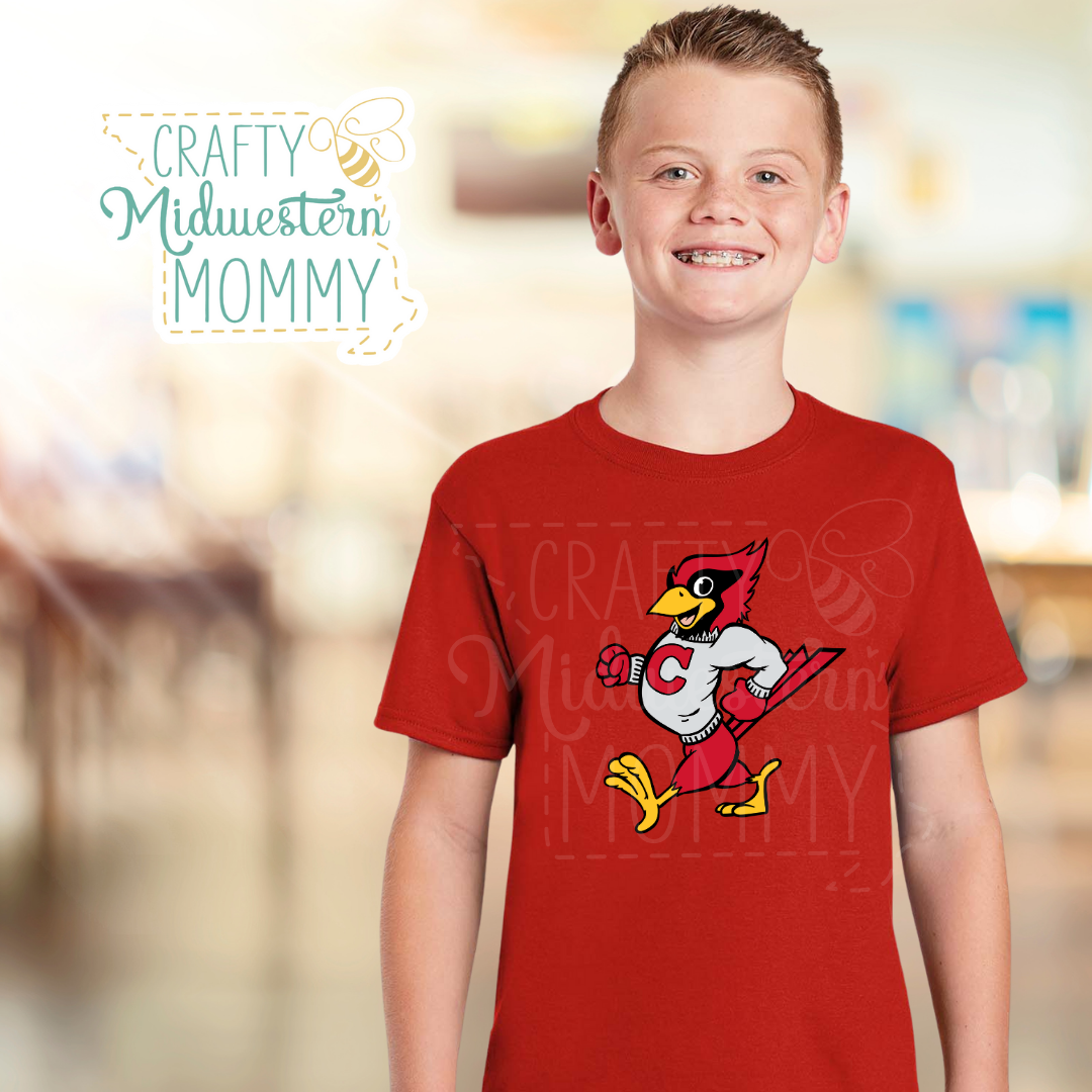 Claude Brown Elementary Cardinal Strong T-Shirt