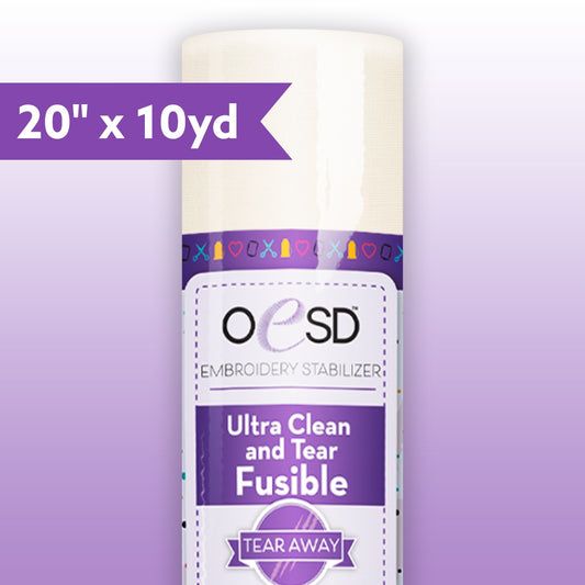 OESD Ultra Clean and Tear Fusible 20" x 10yd