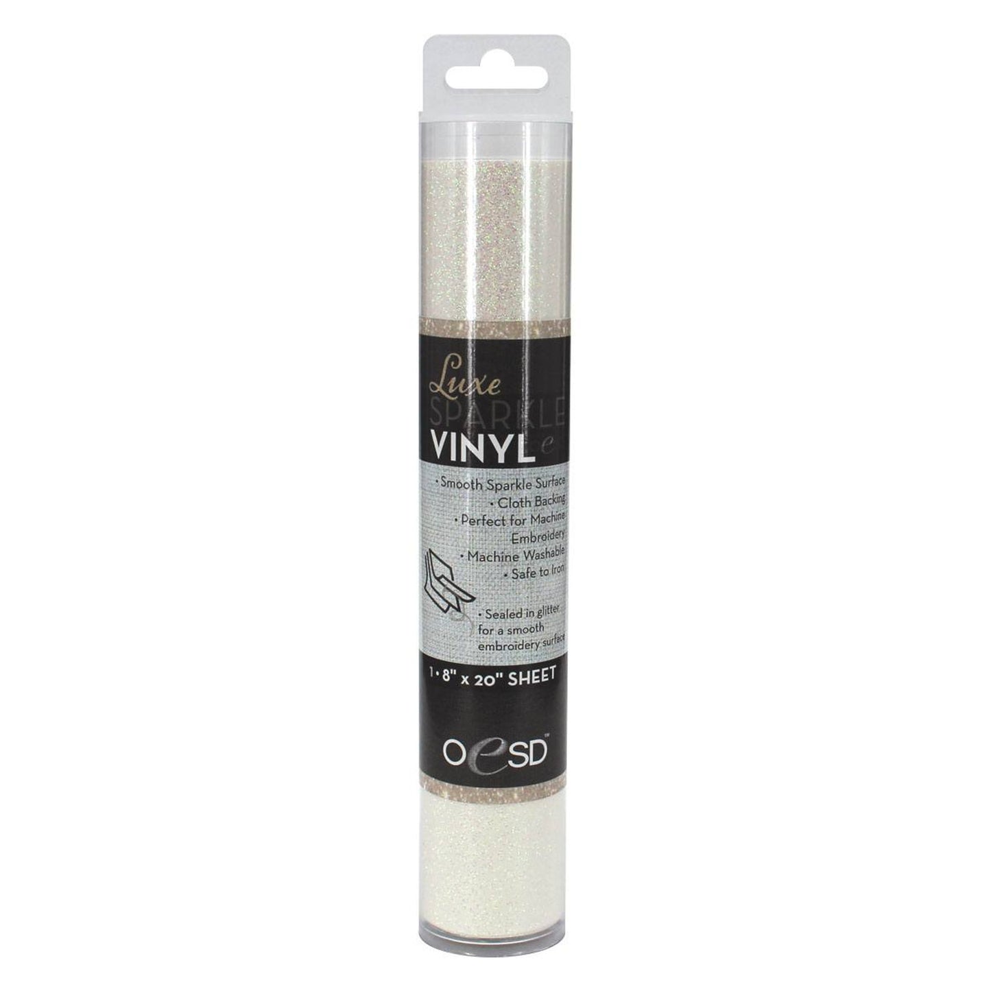 OESD Luxe Sparkle Vinyl-White
