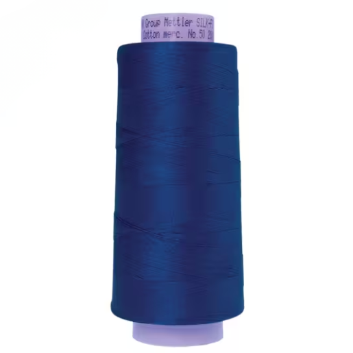 Mettler Silk Finish Thread 50 wt 2000yd - Royal Blue (1303)