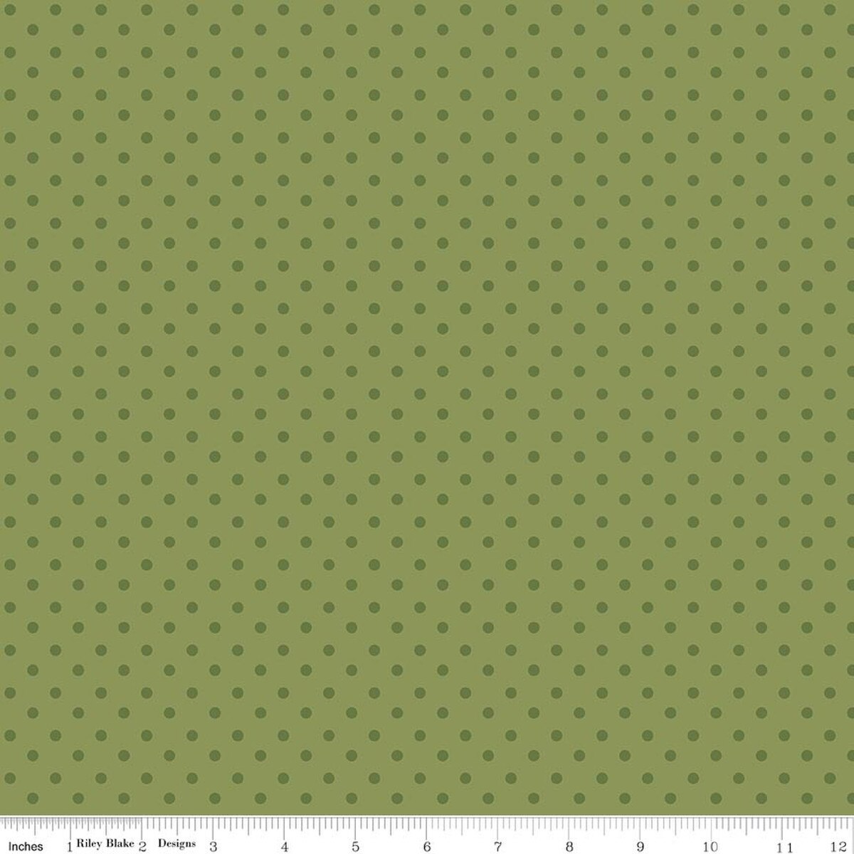 Riley Blake Sunshine & Dandelions Dots Green