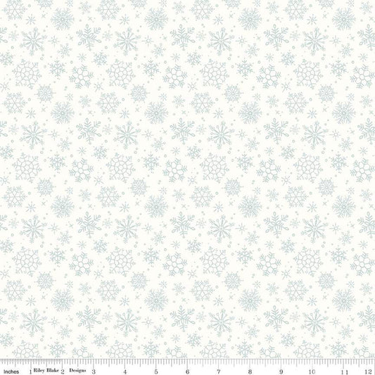 Riley Blake Magical Winterland Snowflake Snow