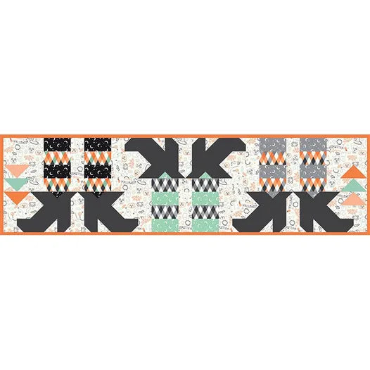 Witches Feet Table Runner Kit Featuring Frank and Friends by My Mind's Eye