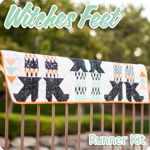 Witches Feet Table Runner Kit Featuring Frank and Friends by My Mind's Eye