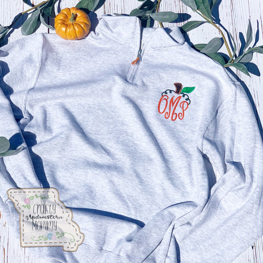 Custom Spot for an Adult Embroidered Quarter Zip