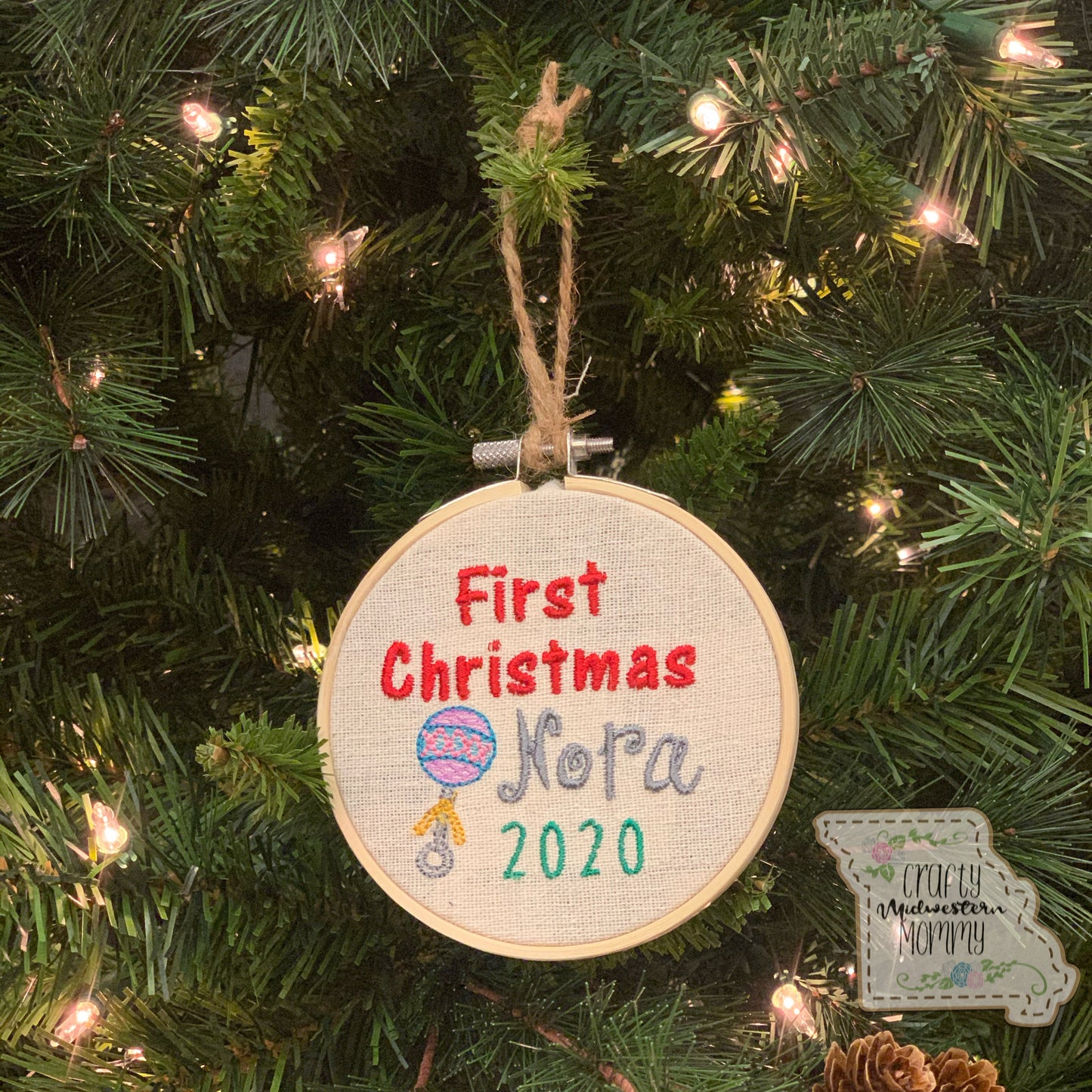 Embroidery Hoop Ornaments