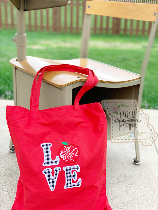 Love Canvas Tote