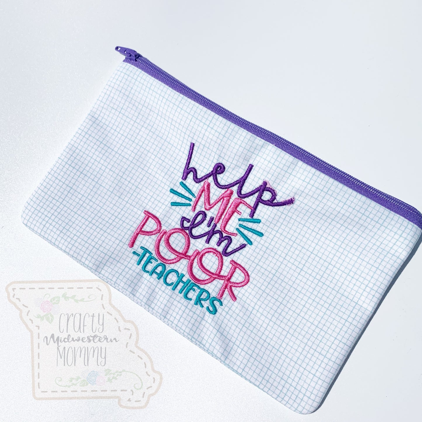 Poor Teacher Zipper Bag