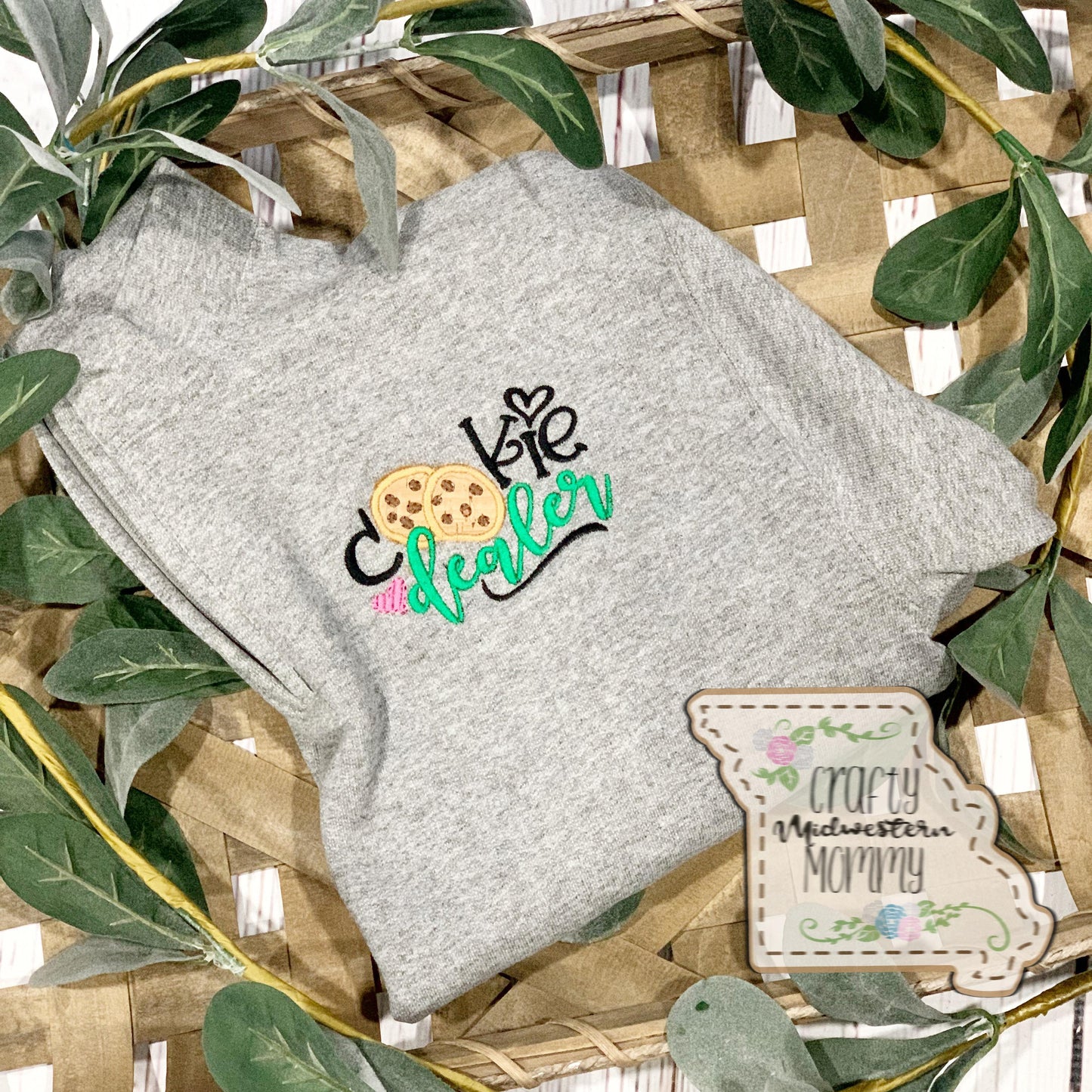 Cookie Dealer Youth Embroidered Pullover or Quarter Zip Sweatshirt