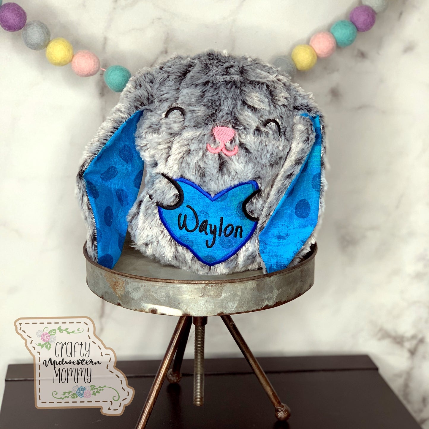 Personalized Floppy Ear Bunny Stuffie