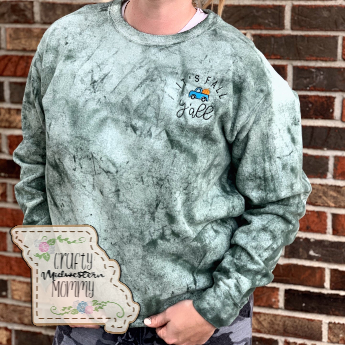 It’s Fall Yall Adult Embroidered Sweatshirt