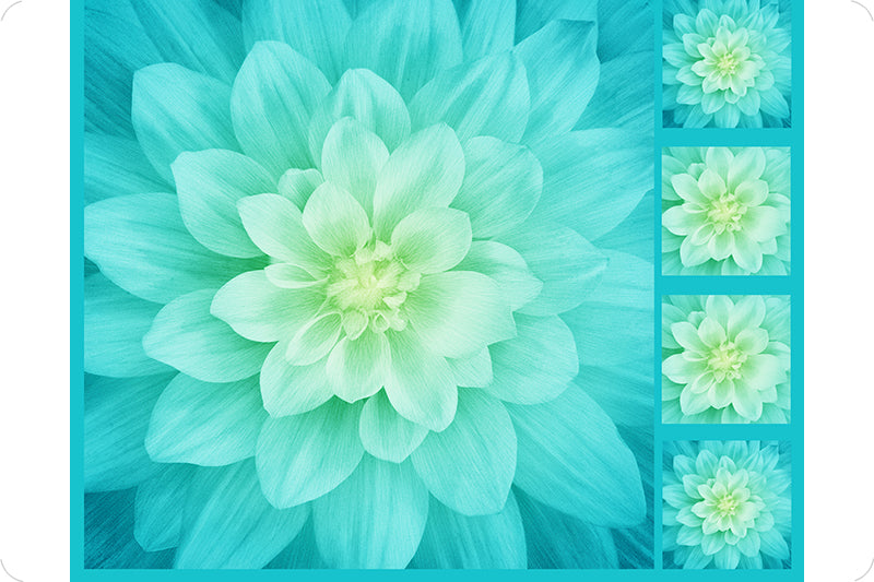 Digital Cuddle® Floral - Tidepool