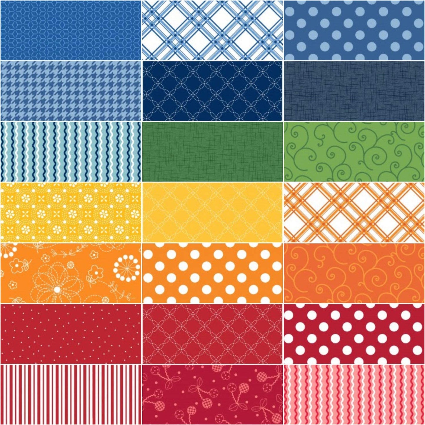 Kimberbell Basics Summer 42 Piece 10” Squares