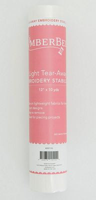 KimberBell Light Tear-Away Stabilizer 12" x 10yd