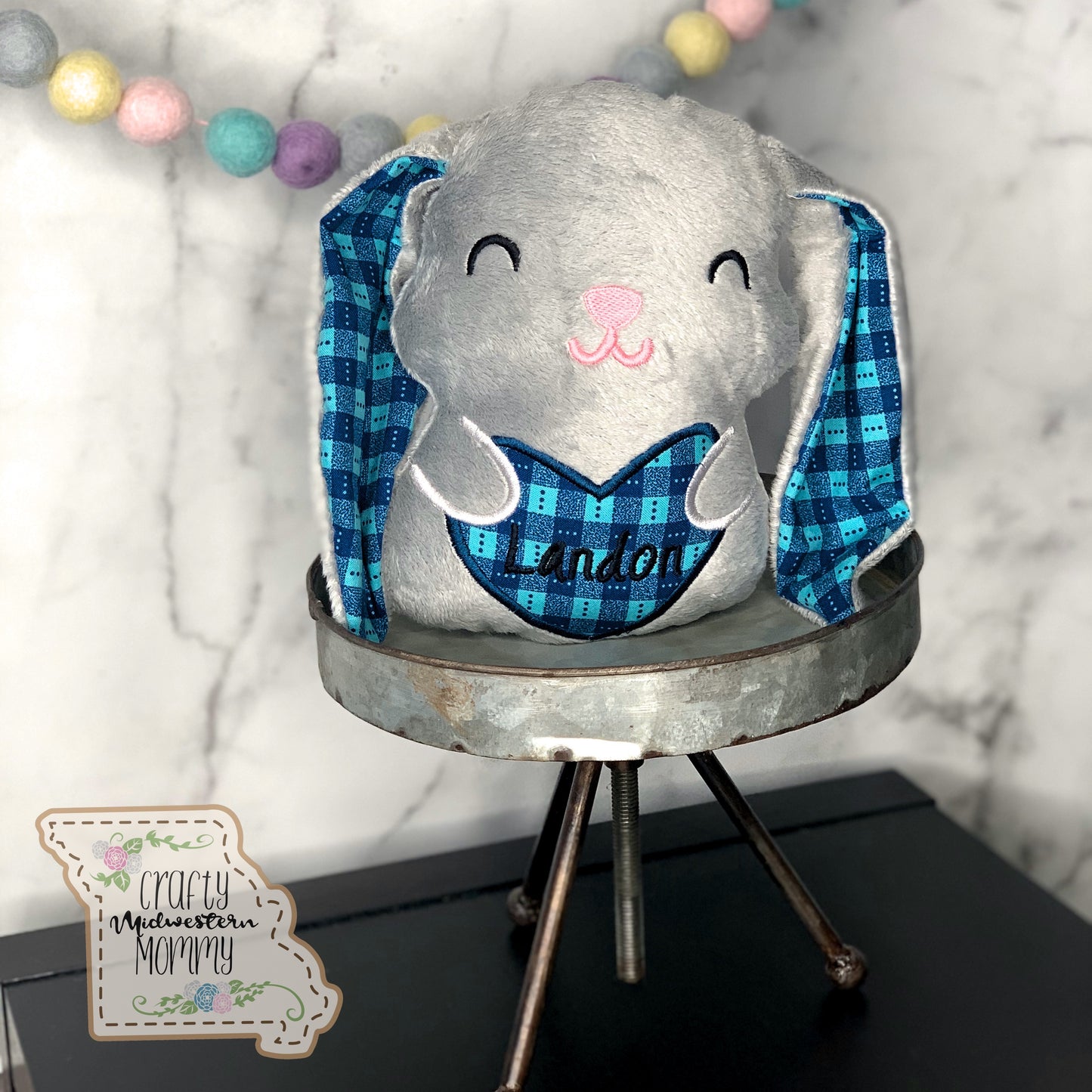 Personalized Floppy Ear Bunny Stuffie