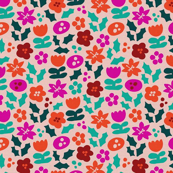 Paintbrush Studio Handmade Holiday Floral Pink