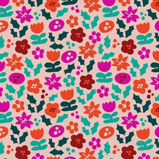 Paintbrush Studio Handmade Holiday Floral Pink